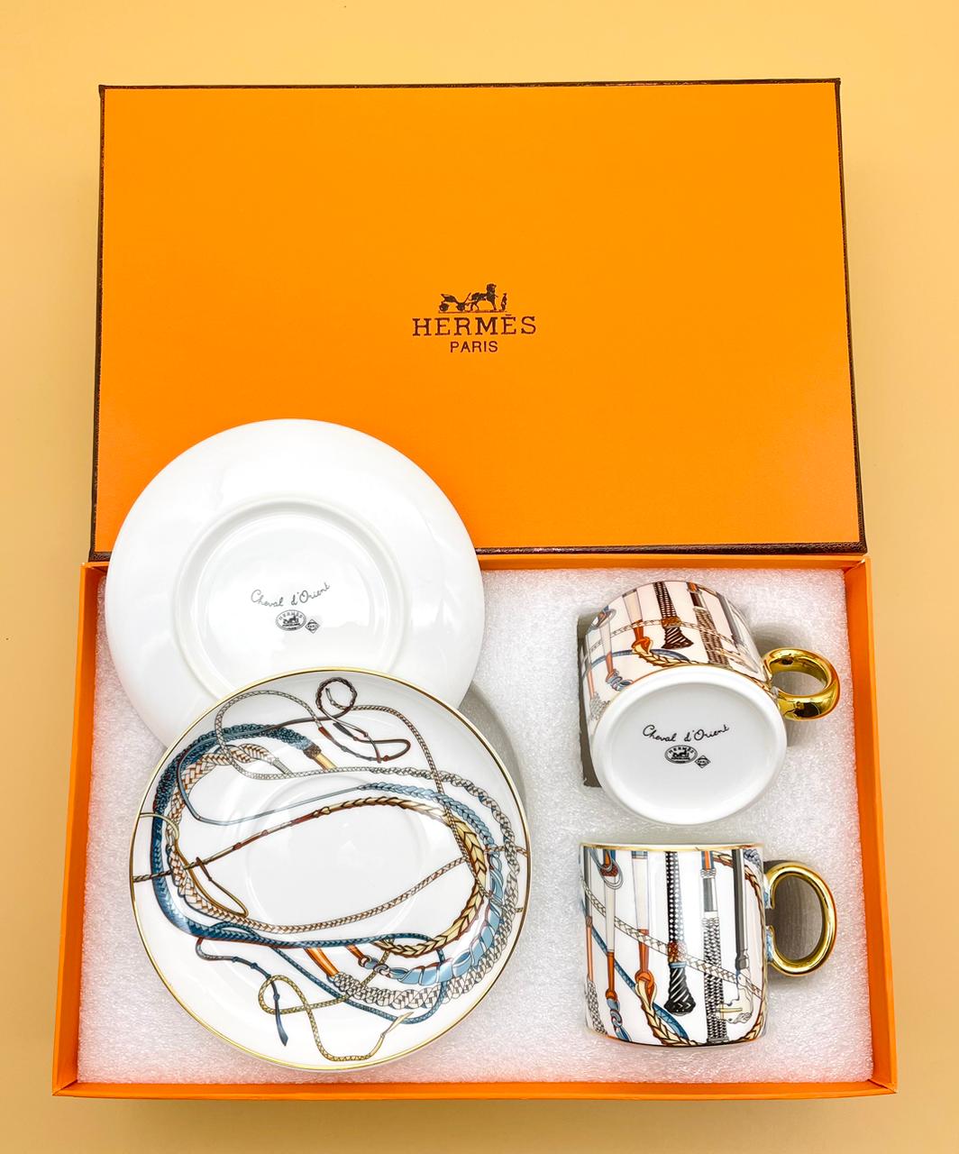 Hermes cup set of 2